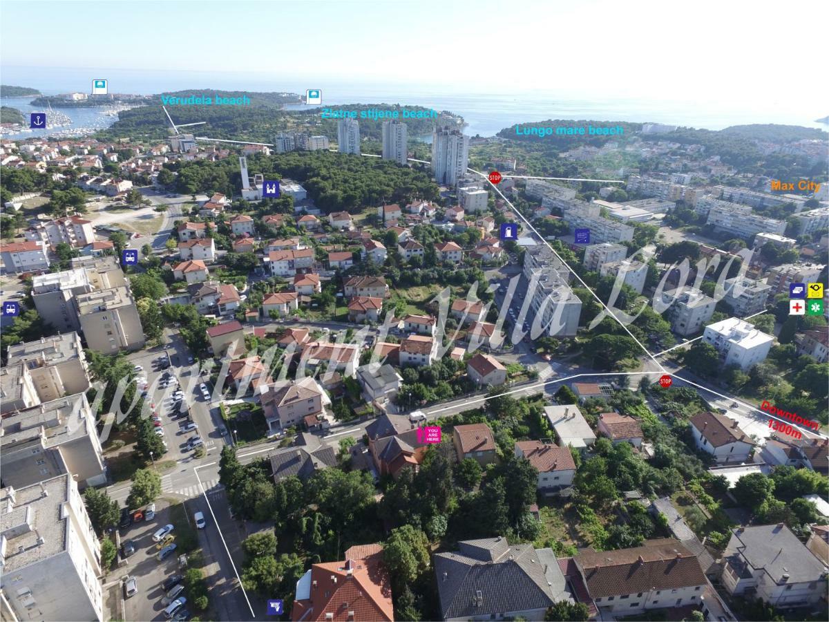 Apartment Villa Lora Пула Екстер'єр фото